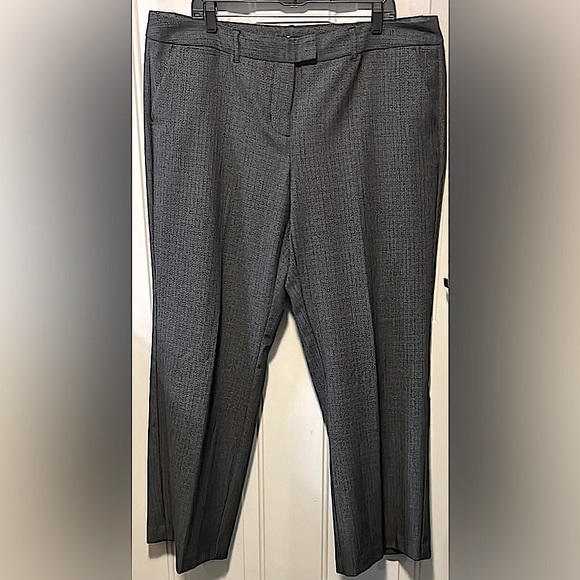 DAISY FUENTES 👩🏻‍💼 DARK CHARCOAL GRAY CASUAL BUSINESS DRESS PANTS Women’s 18W - Picture 1 of 12
